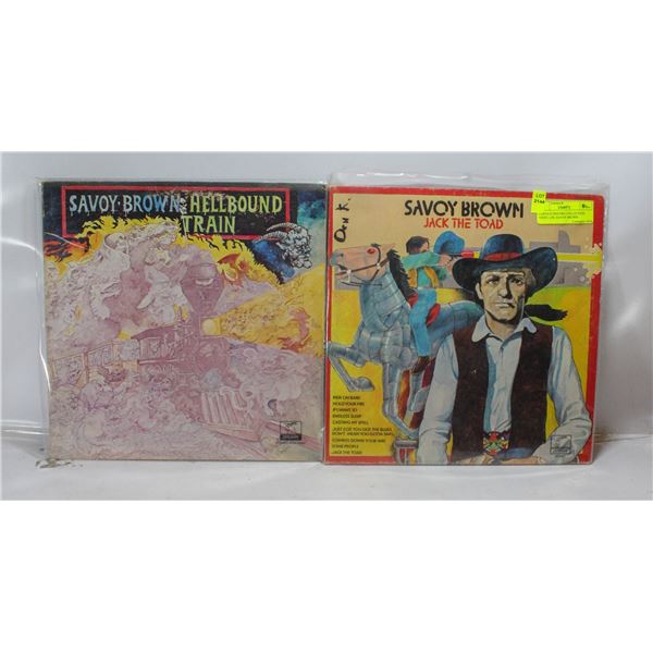 2 ESTATE RECORD COLLECTION VINYL LPS. SAVOY BROWN