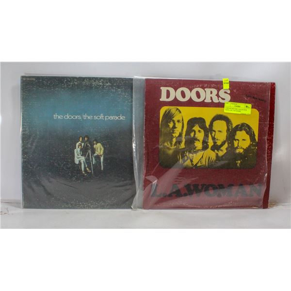 2 ESTATE RECORD COLLECTION VINYL LPS. THE DOORS