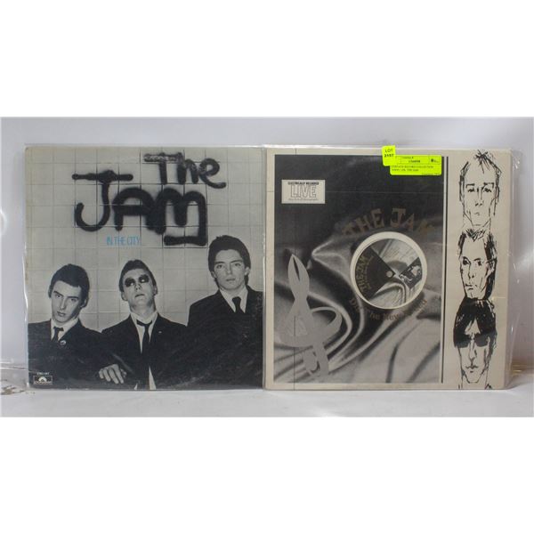2 ESTATE RECORD COLLECTION VINYL LPS. THE JAM