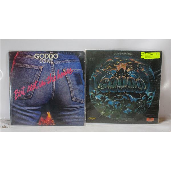 2 ESTATE RECORD COLLECTION VINYL LPS. GODDO