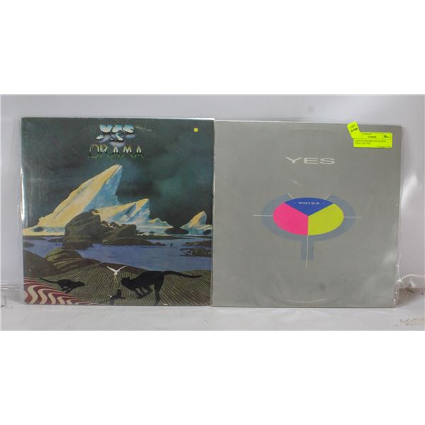 2 ESTATE RECORD COLLECTION VINYL LPS. YES