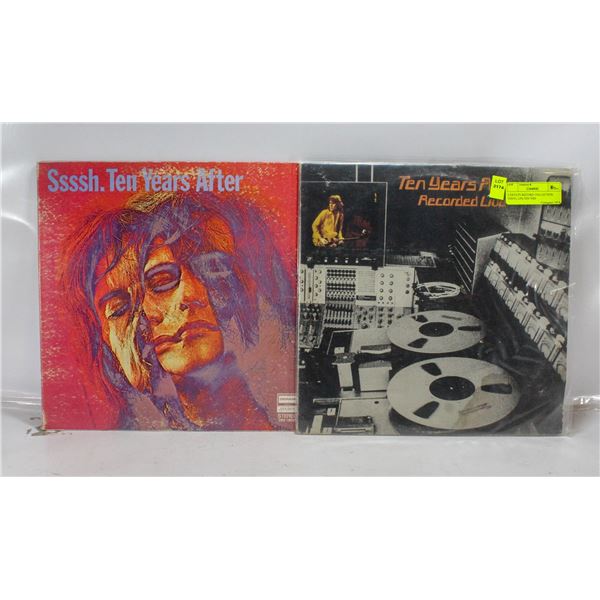 2 ESTATE RECORD COLLECTION VINYL LPS.TEN YRS