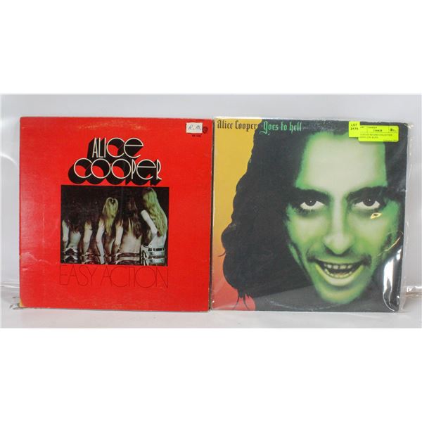 2 ESTATE RECORD COLLECTION VINYL LPS. ALICE