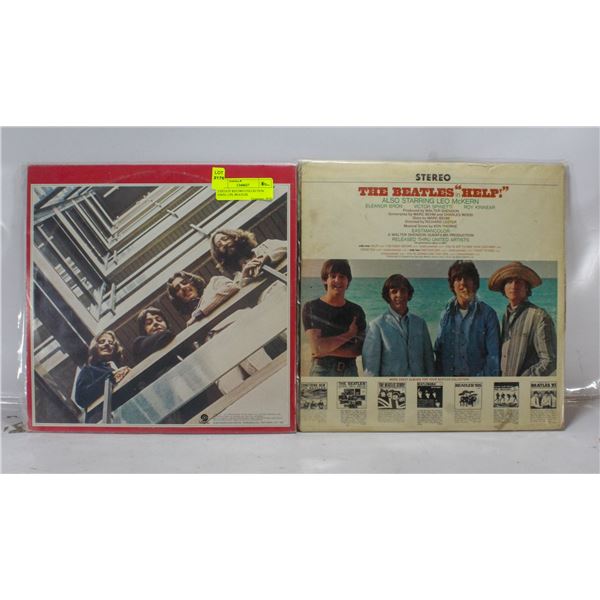 2 ESTATE RECORD COLLECTION VINYL LPS. BEATLES