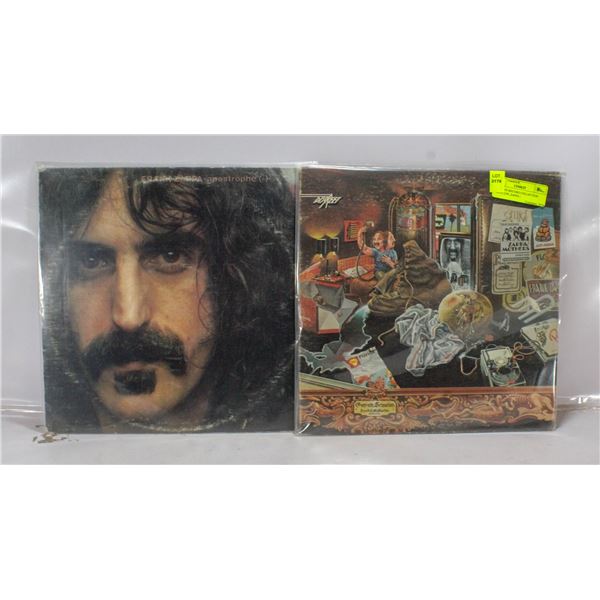 2 ESTATE RECORD COLLECTION VINYL LPS. ZAPPA /