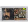 Image 1 : 2 ESTATE RECORD COLLECTION VINYL LPS. ZAPPA /