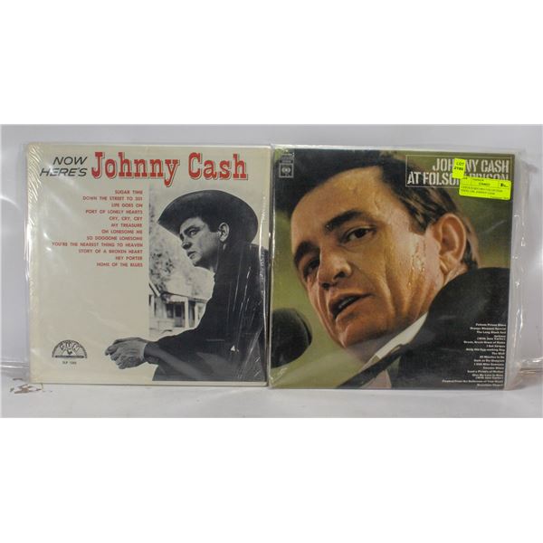 3 ESTATE RECORD COLLECTION VINYL LPS. JOHNNY CASH