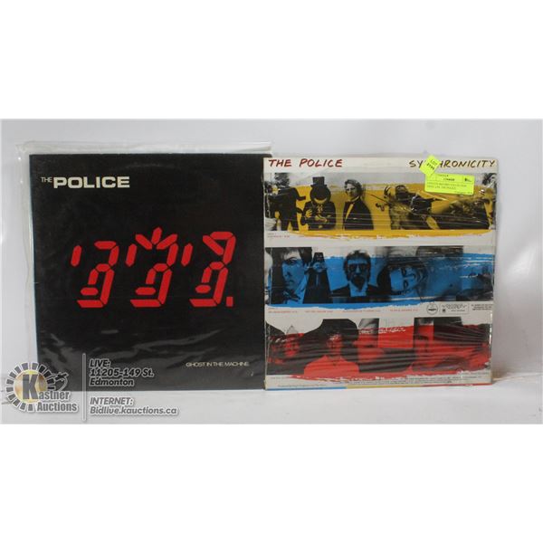 2 ESTATE RECORD COLLECTION VINYL LPS. THE POLICE