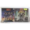 Image 1 : 2 ESTATE RECORD COLLECTION VINYL LPS. KISS