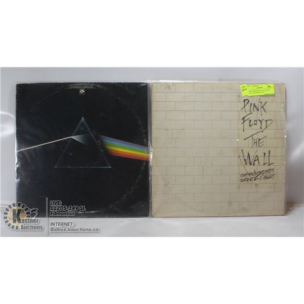 2 ESTATE RECORD COLLECTION VINYL LPS. PINK FLOYD