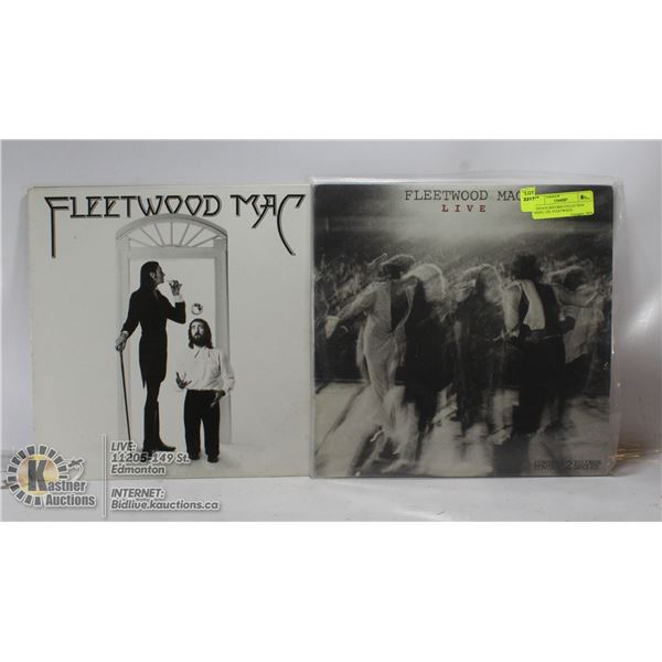 2 ESTATE RECORD COLLECTION VINYL LPS. FLEETWOOD