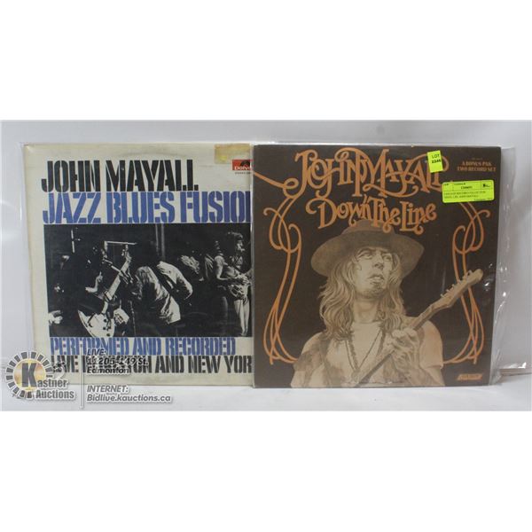2 ESTATE RECORD COLLECTION VINYL LPS. JOHN MAYALL