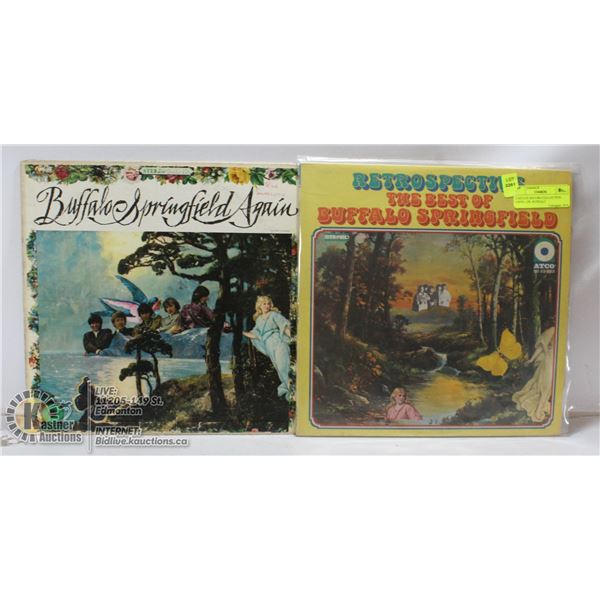 2 ESTATE RECORD COLLECTION VINYL LPS. BUFFALO