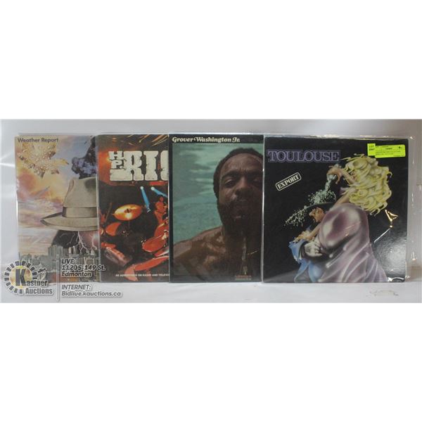 4 ESTATE RECORD COLLECTION VINYL LPS. TOULOUSE /