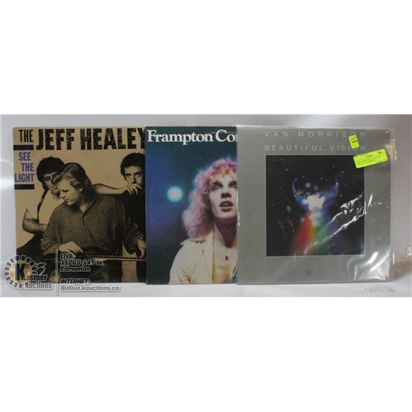 3 ESTATE RECORD COLLECTION VINYL LPS. FRAMPTON /