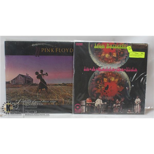 2 ESTATE RECORD COLLECTION VINYL LPS. PINK FLOYD /