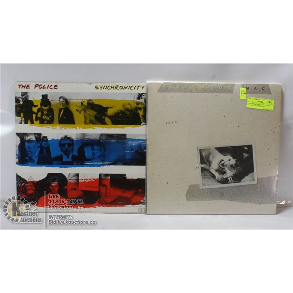 2 ESTATE RECORD COLLECTION VINYL LPS. FLEETWOOD