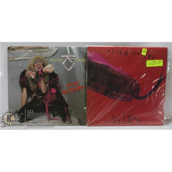 2 ESTATE RECORD COLLECTION VINYL LPS. TWISTED