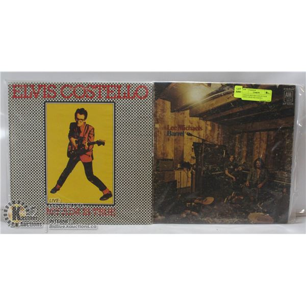 2 ESTATE RECORD COLLECTION VINYL LPS.ELVIS COSTELL