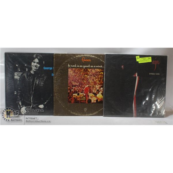 3 ESTATE RECORD COLLECTION VINYL LPS. STEELY DAN /