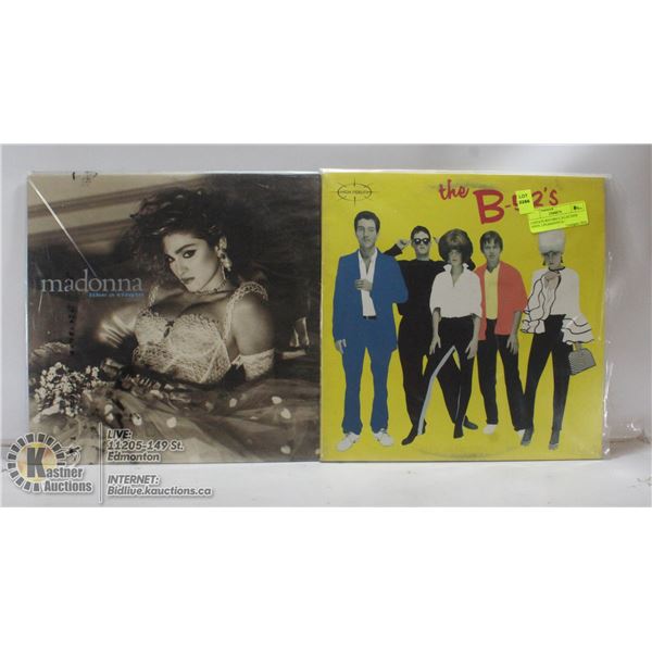 2 ESTATE RECORD COLLECTION VINYL LPS.MADONNA /