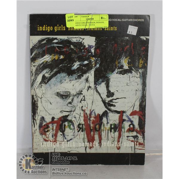 INDIGO GIRLS NOMADS, INDIANS, SAINTS VOCAL / GUITA