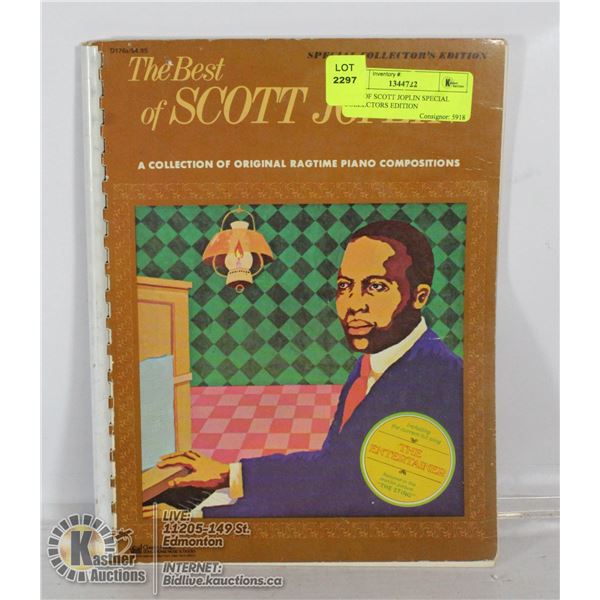 BEST OF SCOTT JOPLIN SPECIAL COLLECTORS EDITION