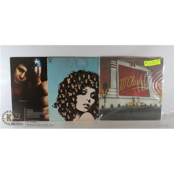 3 ESTATE RECORD COLLECTION VINYL LPS. DON MCLEAN /