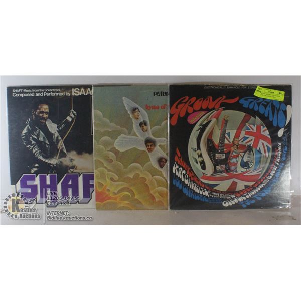 3 ESTATE RECORD COLLECTION VINYL LPS. CHICK COREA