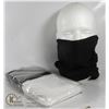 Image 1 : SUPER SOFT BANDANNA FACE MASKS 5 BLACK AND 5 WHITE