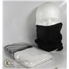 Image 1 : SUPER SOFT BANDANNA FACE MASKS 5 BLACK AND 5 WHITE