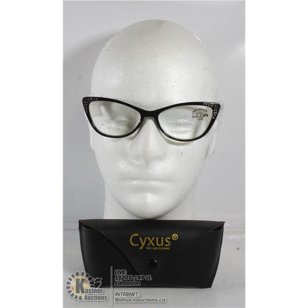 CYXUS BLUE LIGHT BLOCKING COMPUTER GLASSES. +1.50