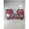 Image 1 : 2 NEW PAIRS OF CEO DAD RED PLAID SLIPPERSSIZE 9-10