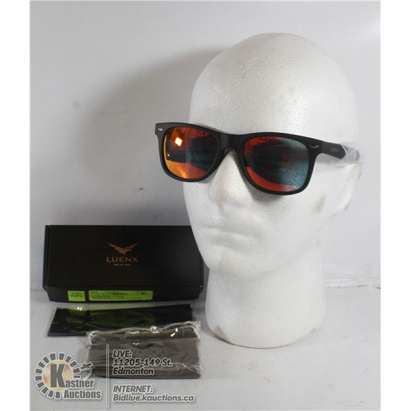 AUTHENTIC LUENX SUNGLASSES-COMPLETE WITH CARRY