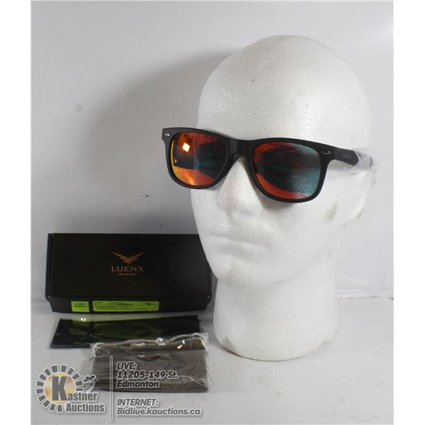 AUTHENTIC LUENX SUNGLASSES-COMPLETE WITH CARRY