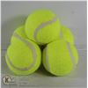 Image 1 : 5 PACK OF LARGE TENNIS BALLS FOR DOGS