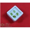Image 1 : #64-GREEN PERIDOT GEMSTONES OVAL 3.15CT