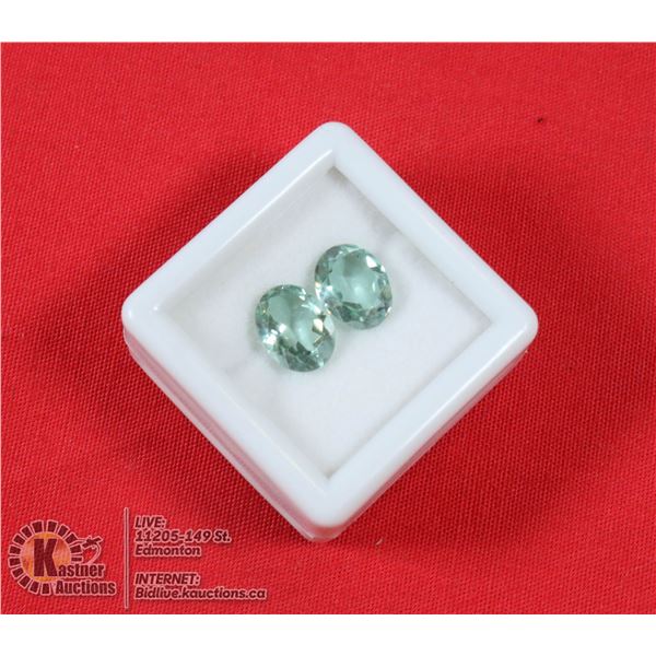 #44-GREEN AMETHYST GEMSTONES 3.20CT