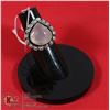 Image 1 : #270-NATURAL PINK ROSE QUARTZ RING SIZE 6.5