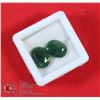 Image 1 : #76-GREEN EMERALD GEMSTONES OVAL 5.0CT
