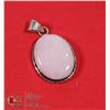 Image 1 : #166- NATURAL PINK ROSE QUARTZ PENDANT