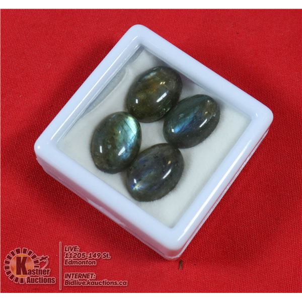 #72-NATURAL FIRE LABRADORITE GEMSTONES 38.30CT