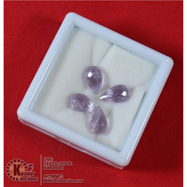 #36-PURPLE AMETHYST GEMSTONES 10.00CT