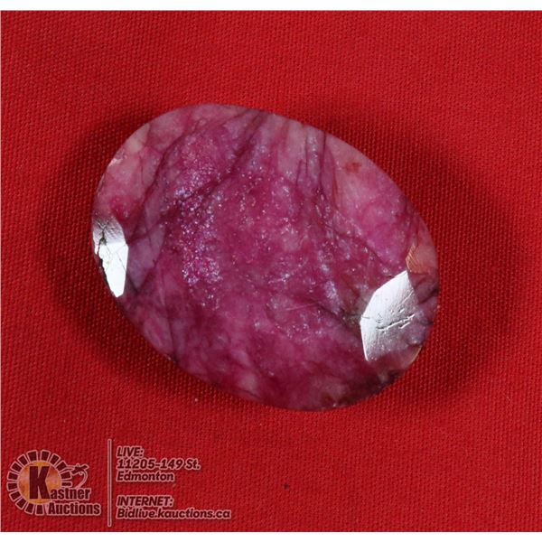 #129-RED BERYLE GEMSTONE 90.45CT
