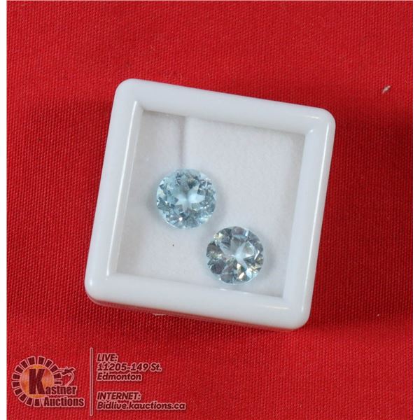 #5-SKY BLUE TOPAZ GEMSTONES ROUND 4.30CT (8MM)