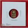 Image 1 : 1 GRAM .999 PURE SILVER BAR W/GOLD PLATING