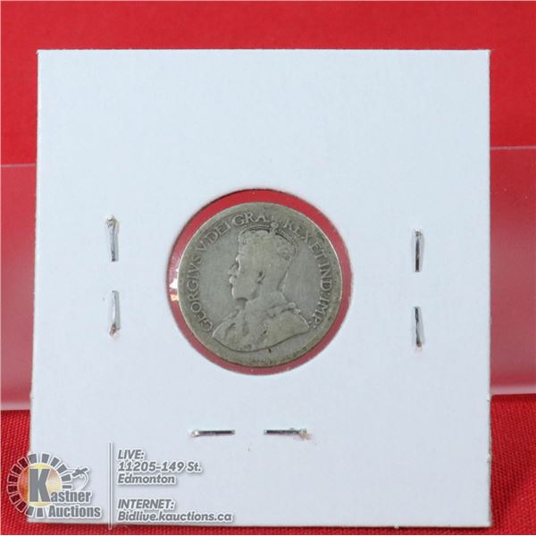 1930 KING GEORGE V SILVER CANADA 10 CENT