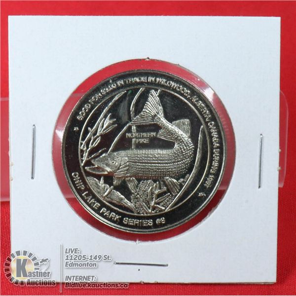 1997 $3 HIGH RELIEF MEDAL FROM WILDWOOD AB