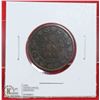 Image 1 : 1859 COLONIAL VICTORIAN CANADA LARGE CENT