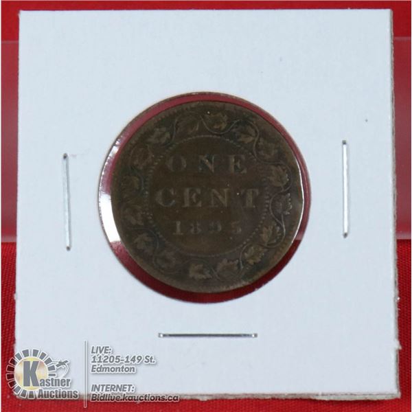 1895 VICTORIAN CANADA LARGE CENT